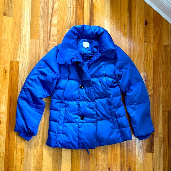 Lands’ End | Yourh Down Puffer Coat Vibrant Blue XL (14/16) Warm Winter Jacket - Picture 1 of 7